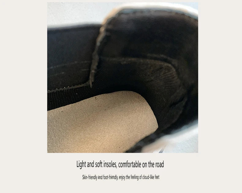 Fall New Style Thick-soled Women's Fashionable Boots, Retro Big-head Short Boots, Anti-slip and Wear-resistant Outdoor Boots