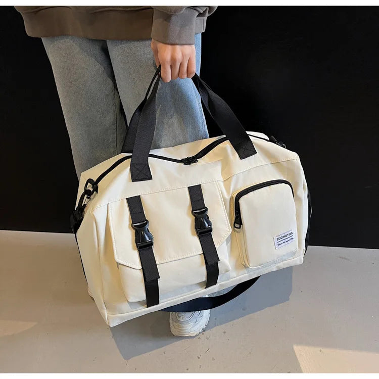 Funlin Large Capaci Multifunctional Sports Fitn Bag Independent oe Carent Simple Travel Bag oulder Bag Handbag