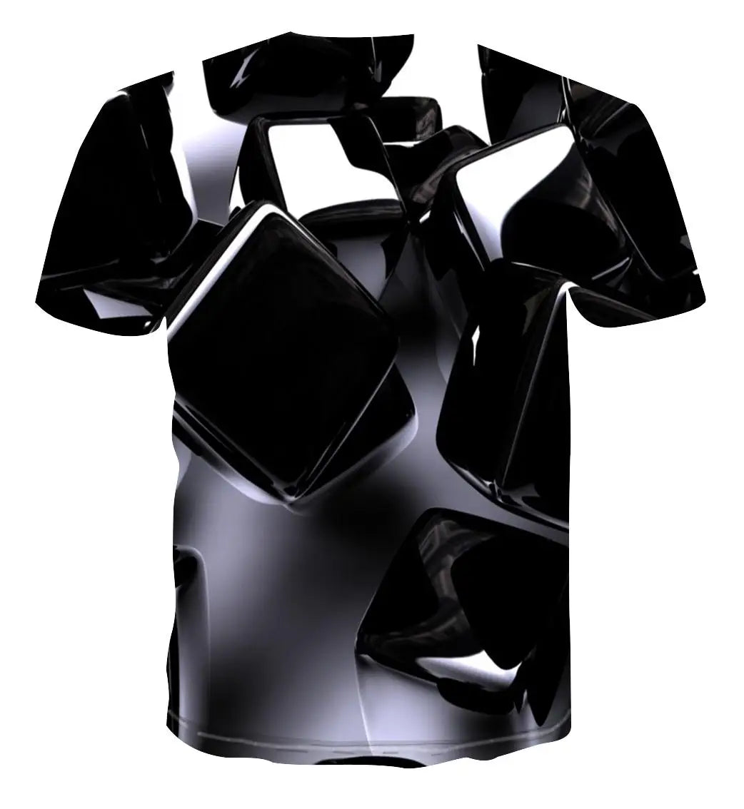 2022 New Summer Men's 3d T-shirt Casual Short-sleeved O-neck Fashion Funny Printing T-shirt Men and Women T-shirt High-quality