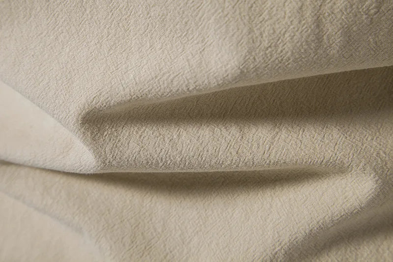 Men Cotton Linen Lace Up Long Sleeve Solid Blouse Shirts Summer Male Solid Loose Pullover Blouse Tops ARJ-A1776