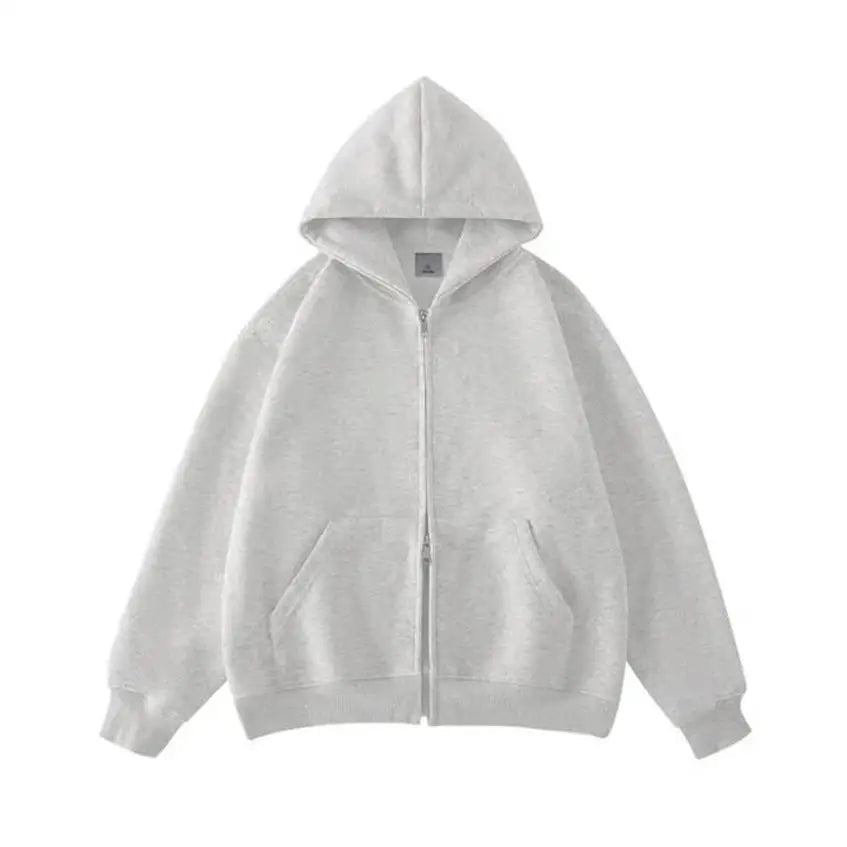 The Latest Cardigan Hoodie for Men in Autumn and Winter The Solid Color Hooded Casual Loose Top for Men, and The Outerwear Trend