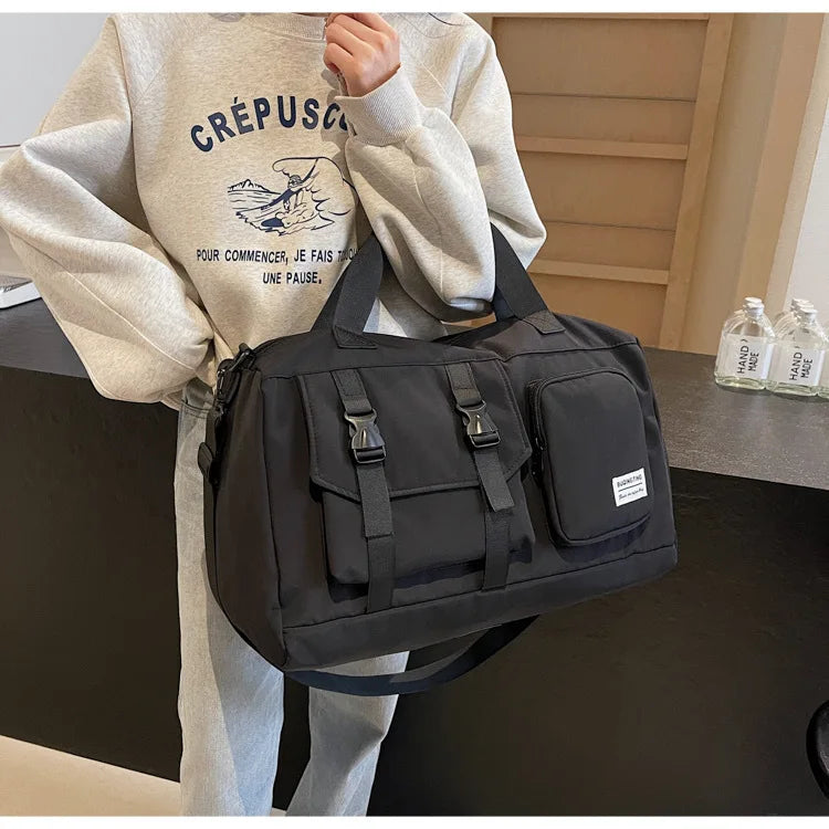 Funlin Large Capaci Multifunctional Sports Fitn Bag Independent oe Carent Simple Travel Bag oulder Bag Handbag