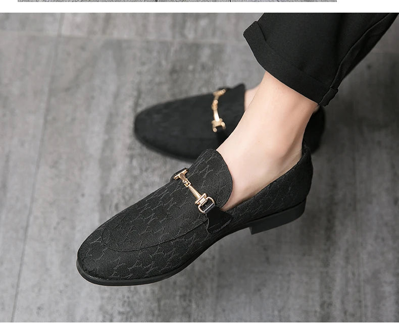 2025 Classic Luxury Man Moccasin Shoes Fashion Designer Men Loafers Comfortable Flat Shoes Slip On Casual Dress Shoes For Men