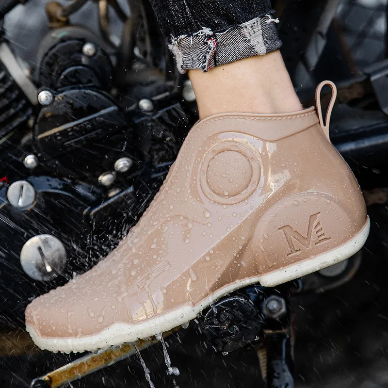 Motorcycle Boots Men Waterproof Riding Off-road Reflective Breathable Comfortable High Quality Wear-resistant Fishing Water Shoe