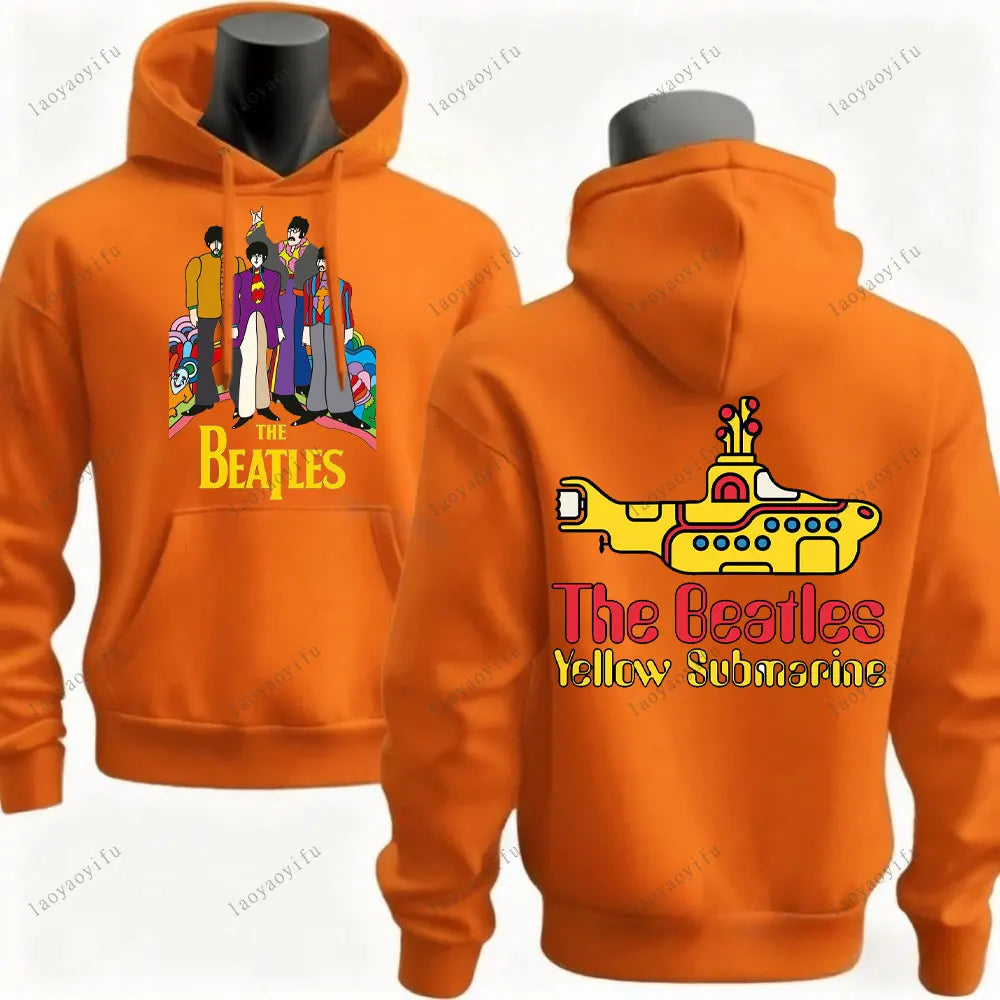 The Beatles Hoodie Men Hoodie Street Fashion Drop Shoulder Hoody Streetwear Long Sleeve Sportswear Streetwear Aesthetic Clothes