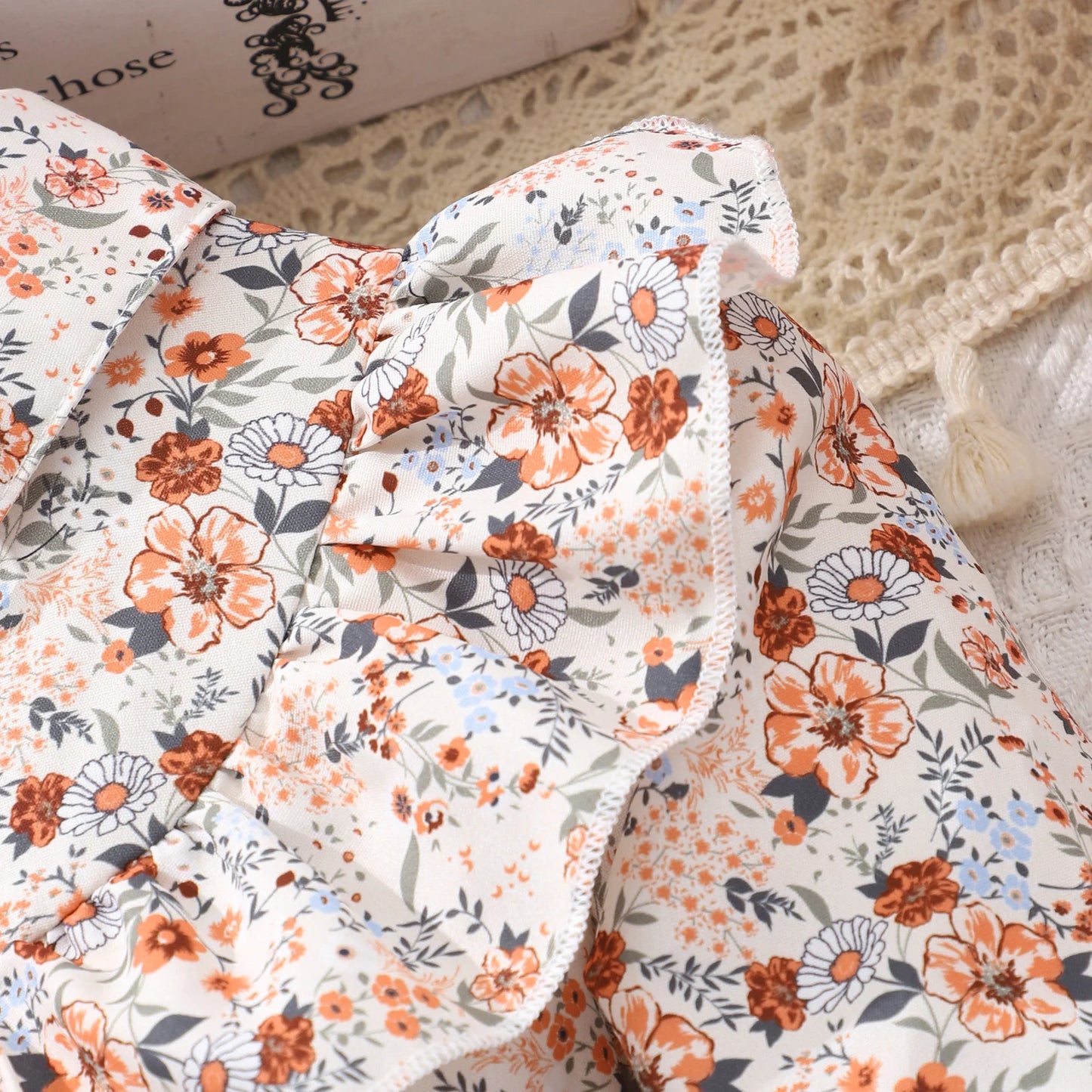 New Kids Girls Dress Long Sleeve Spring Autumn Gauze Belt Children Dress Casual Soft Ventilate Cute Comfort Girls Clothing 2-7Y