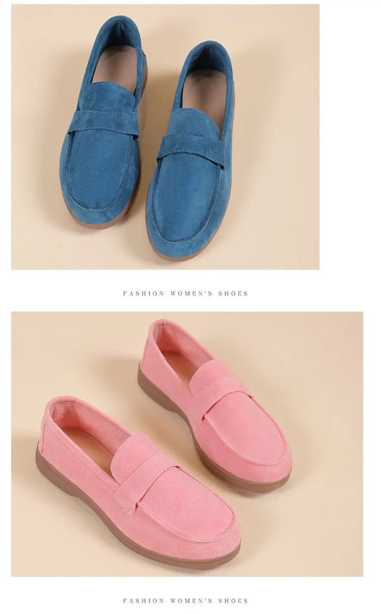 Women Work Shoes Comfortable for Work Autumn Fashion Women Casual Flat Shoes Plus Size 35-43 Non-slip Platform Zapatos De Mujer