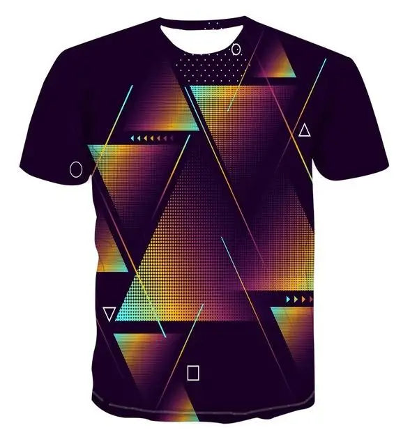 2022 New Summer Men's 3d T-shirt Casual Short-sleeved O-neck Fashion Funny Printing T-shirt Men and Women T-shirt High-quality