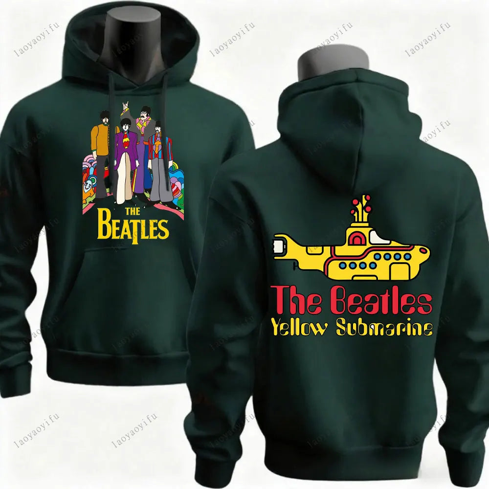 The Beatles Hoodie Men Hoodie Street Fashion Drop Shoulder Hoody Streetwear Long Sleeve Sportswear Streetwear Aesthetic Clothes