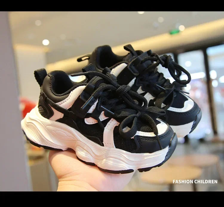 Kids Sneakers for Girls Fashion Sports Shoes for Toddlers Breathable Non-slip Children School Running Shoes for Boys Versatile