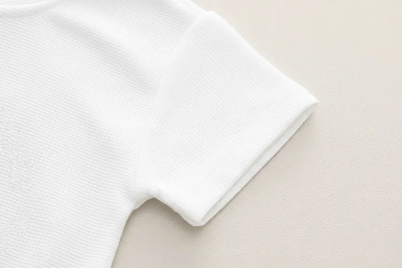 DISNEY Mickey Printed Summer Boys Casual Outfits Children Breathable T Shirt and Short Bottom Two Piece Set Kids Shorts Set New