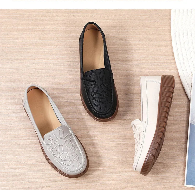 Women's Shoes Slip-on Loafers Ladies Casual Shoes Platform Wedge Moccasins Sneakers Comfortable Flat Shoes Zapatos Mujer 2024