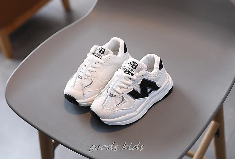 New Basket Kids Sneakers Boys Non-slip Shoes for Children Sneakers Girls Shoes Anti-slippery Leather Running Footwear Trainers