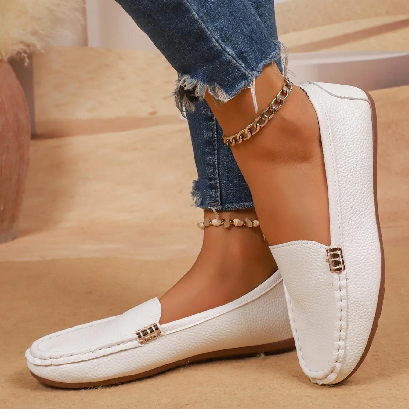 Women Loafers 2025 New Lightweight Shoes for Women Comfortable Casual Sneakers Slip on Ballet Flat Shoes Women Zapatos De Mujer