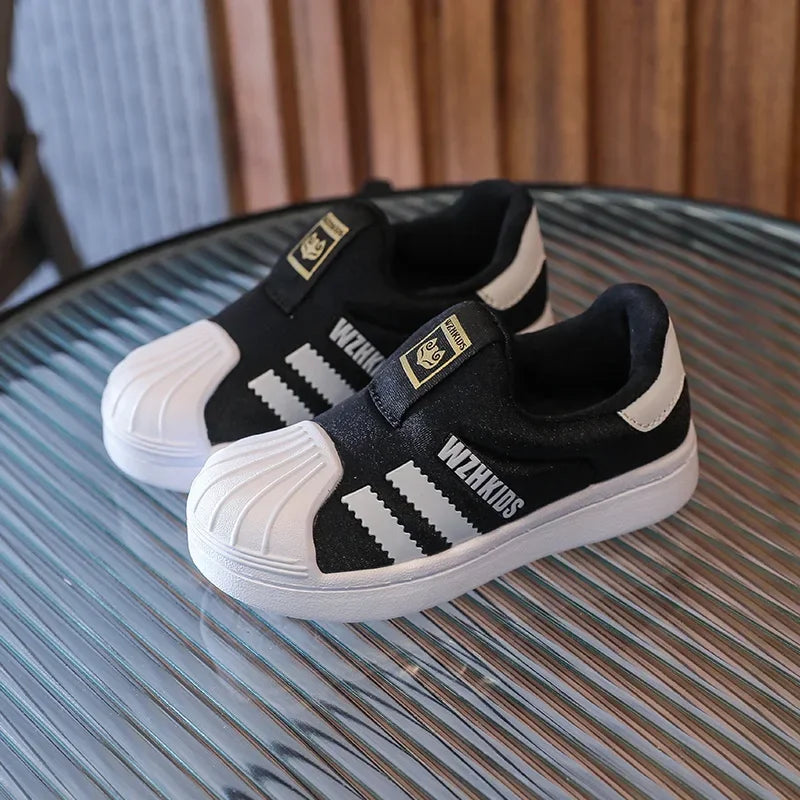 Kids Toddler Board Shoes 2025 Summer Soft Sole Fashion Spring Children's Sneakers Casual Baby Boys Girls Small White Shoes