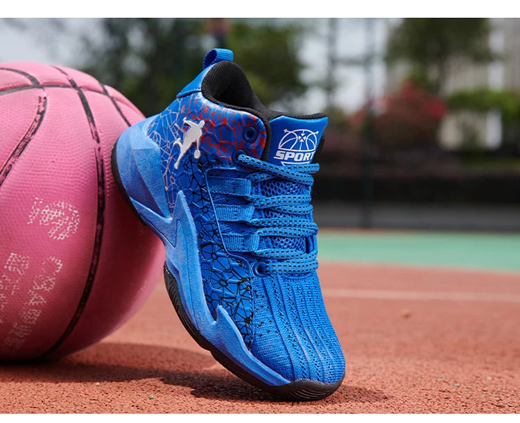 2025 Kids Sneakers Boys Basketball Shoes Children's Casual Shoes Outdoor Training Running Sneakers Child Non-slip Comfortable 8