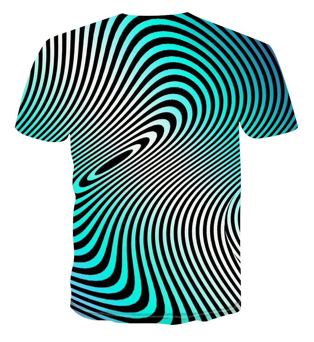 2022 New Summer Men's 3d T-shirt Casual Short-sleeved O-neck Fashion Funny Printing T-shirt Men and Women T-shirt High-quality