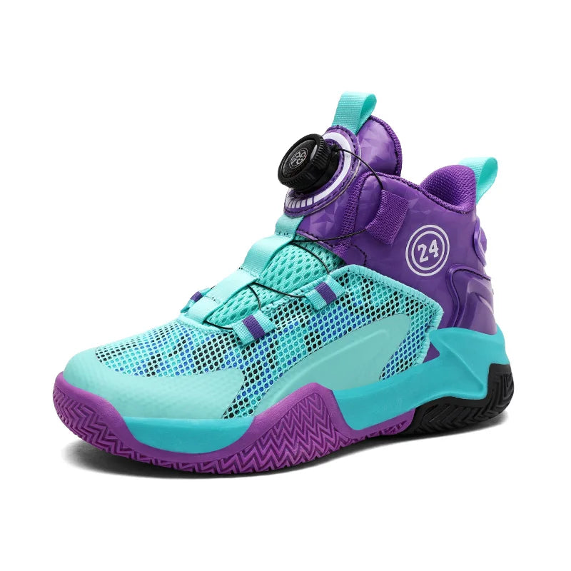 2025 New Children's Basketball Sports Shoes for Boys High Quality Running Kids Shoes Child Sneakers Non-Slip School Shoes