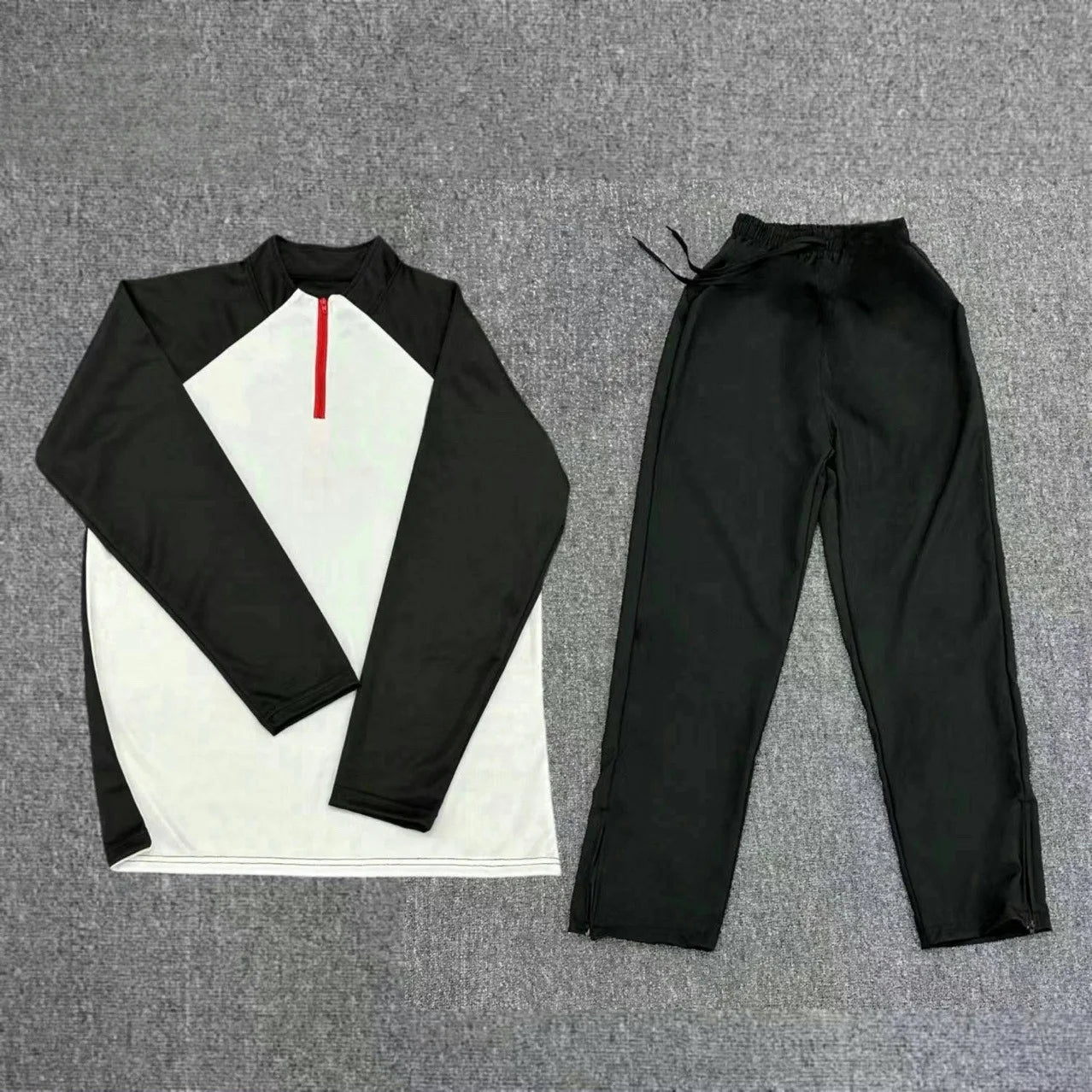 Men's Running Quick Dry Long Sleeve Sports T-Shirt Fitness Top Cycling Set Casual Polyester Fabric Four Seasons Suitable