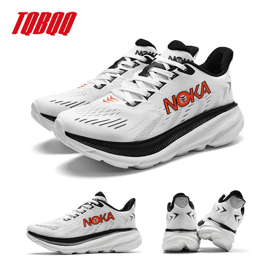 Marathon Running Shoes for Men Breathable Lightweight Comfortable Athletic Nonskid Male Casual Outdoor Sports Sneakers