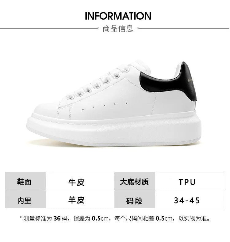 2024 Classic Leisure Sports Sneakers Height Increasing Lovers With Men's and Women's Thick Bottom fFlat Lace-up Waterproof Shoes