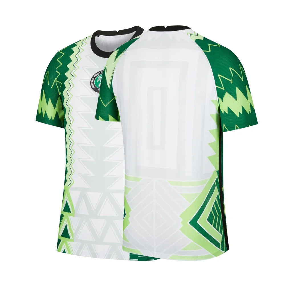 2025Football Jersey Nigeria 2024 Away Jersey Men Women Shirts Sports Casual 3D Printed Breathable Quick-Drying Oversized Clothes