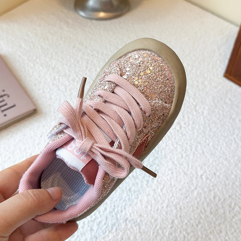 Sneakers Kids Summer New Boys Girls Sports Mesh Shoes Casual Board Shoes Leather Soft Soled Children Small White Shoes