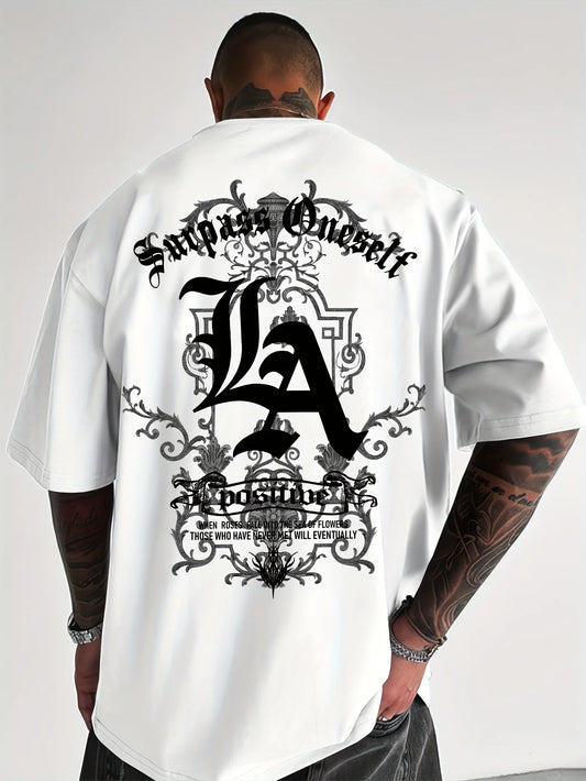 A new summer 2025 casual and fashionable 3D printed pattern breathable lightweight comfortable and soft men's T-shirt