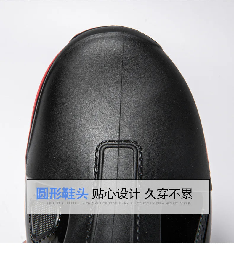 Motorcycle Boots Men Waterproof Riding Off-road Reflective Breathable Comfortable High Quality Wear-resistant Fishing Water Shoe