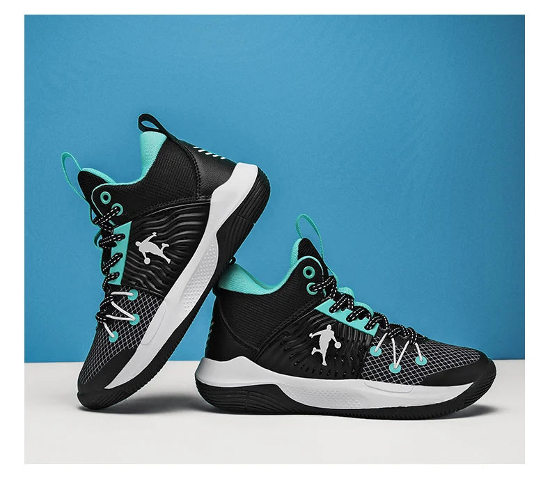 Brand Basketball Shoes For Kids Sneakers Non-Slip Cushion Boys Basketball Sneakers Sports Shoes Comfortable Children's Sneakers