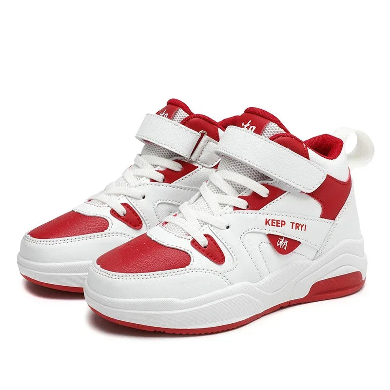 2025 Autumn Children Sneaker Boys Shoes Girls High Top Skateboard Shoes Kids Walking Sports Tennis Shoes for Boy  kids shoes