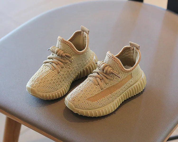 Children's Fashion Sneakers Student Casual Sports Shoes Boys Girls All-match Breathable Non-slip Running Shoes Kids Footwears