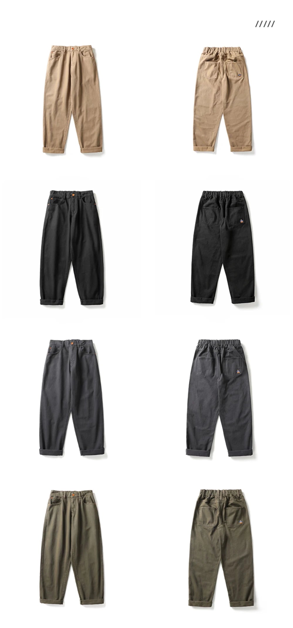 Japanese Streetwear High Quality Cargo Pants For Men Clothing Harajuku Casual Straight-Leg Trousers Korean Fashion Baggy Pants