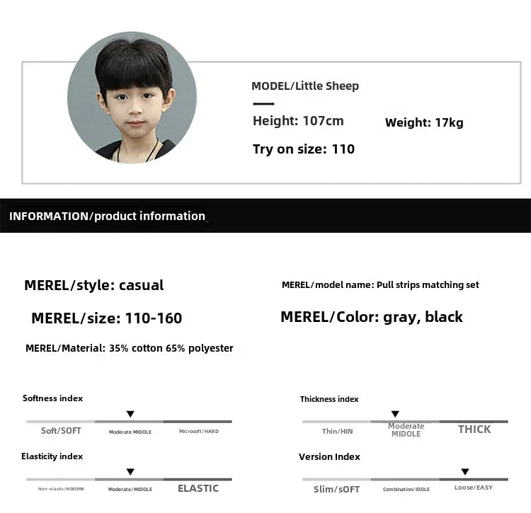 Boys Spring/autumn 2024 New Arrival Fashionable Baby Trendy Brand 2-piece Set Cool Kids Clothes For Little Ones