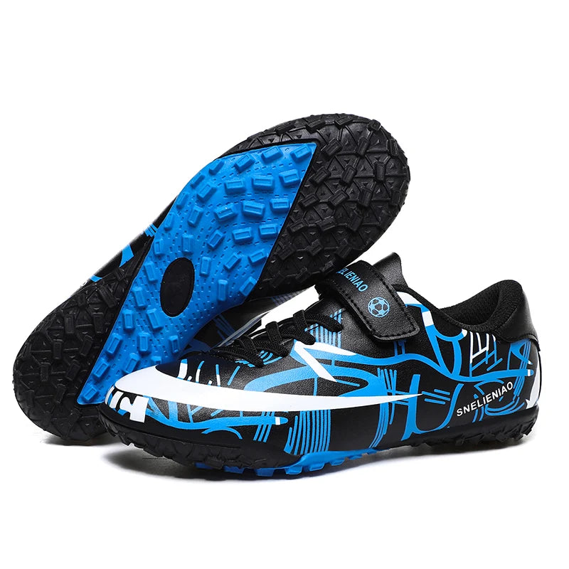 Soccer Shoes Kids Football Shoes TF/FG Cleats Grass Training Sport Footwear Trend Sneaker For Boys Chaussures De Football