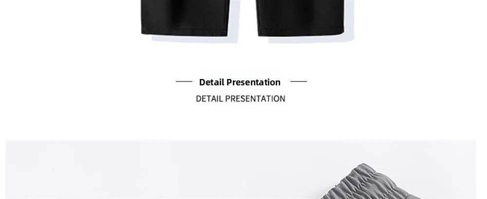 Ice Silk Men's Summer Thin Qui Dry Sports Loose Fit Breathable Long Pants Casual Trousers Youth Active Sle Basic Color