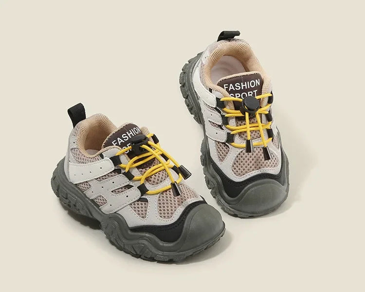Kids Casual Footwear Boy Girl Outdoor Lightweight Running Sports Shoes Crash Resistant Toe Baby Infant Toddler Children Sneakers