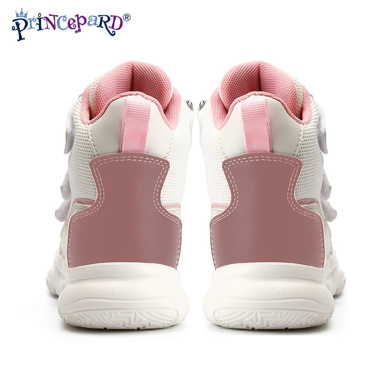 Orthopedic Shoes for Kids Boys School Sports Sneakers with Arch Support Corrective Insoles High Back Breathable Black Trainers