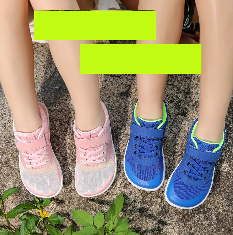 New Boys Girls Sneakers Kids Wide Barefoot Shoes  Naturally Splay Shoes Toddler Little Big Kid