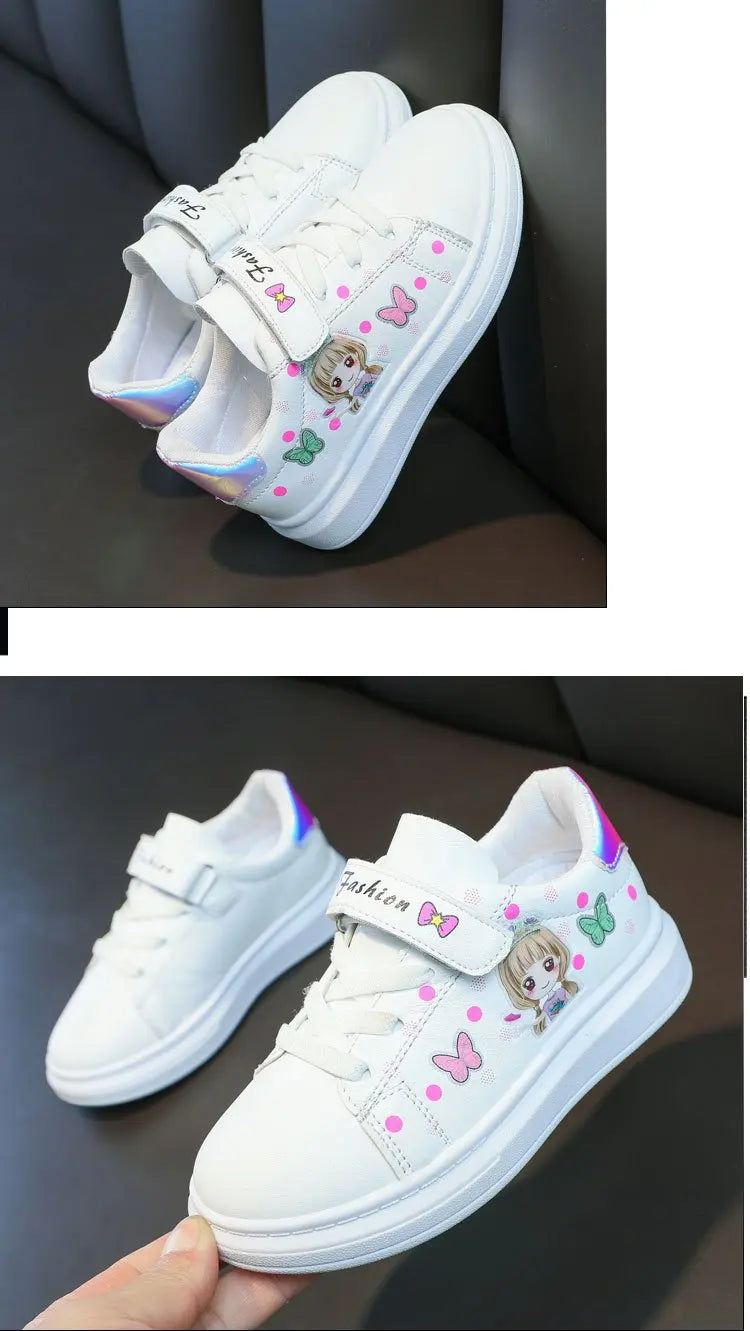 zapatillas Kid Shoe Kid Casual Shoe Spring 2023 New Kid sneakers Shoes Leather Upper Girl Shoe Kid Small White Shoes Board Shoes