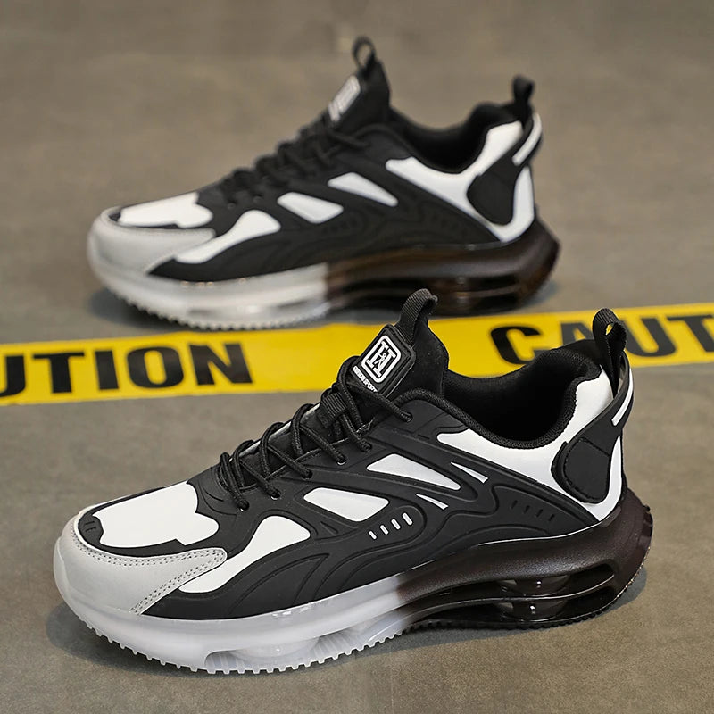 Men Shoes 2025 Casual Walk Air Cushion Marathon Breathable Lightweight Women's Comfortable Athletic Nonskid Sneakers