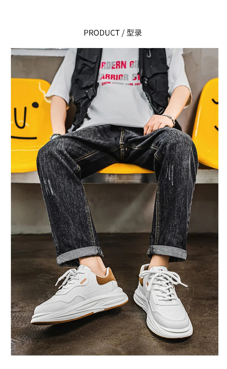 2025 New Street Style Shoes– Edgy Skate Shoes, Retro American, Thick Sole, Casual & Fashionable, Hiking Comfort