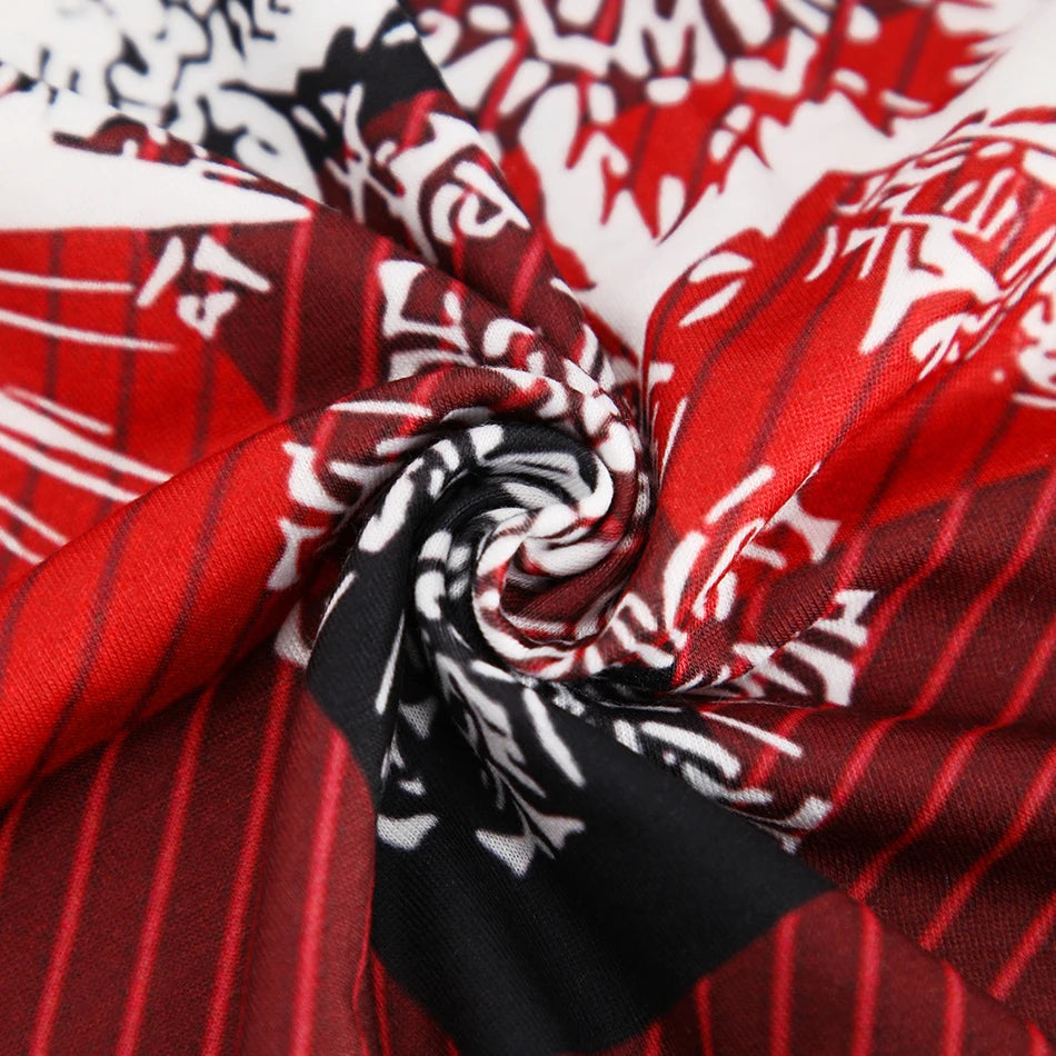 Kids Christmas Dress For Girls Clothes Autumn Winter 2026 New Children Cute Cartoon Print Long Sleeve Xmas Party Casual Dress