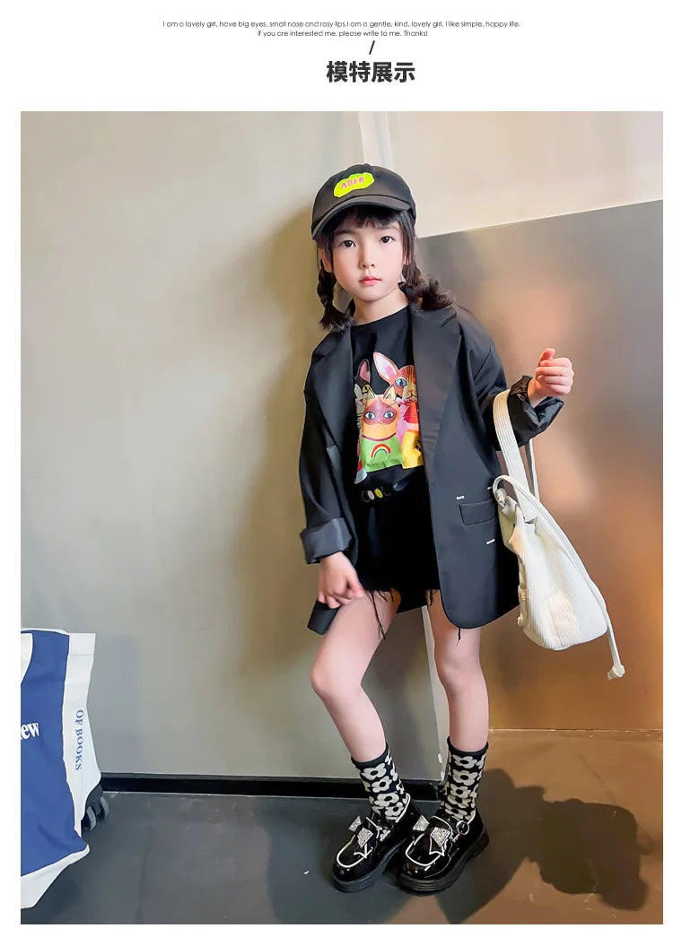 Kids Casual Shoes Children‘s Leather Shoes for Toddlers Girls Party Flats Kids Loafers Bowtie Shoes for Kids Girls Lolita Shoes