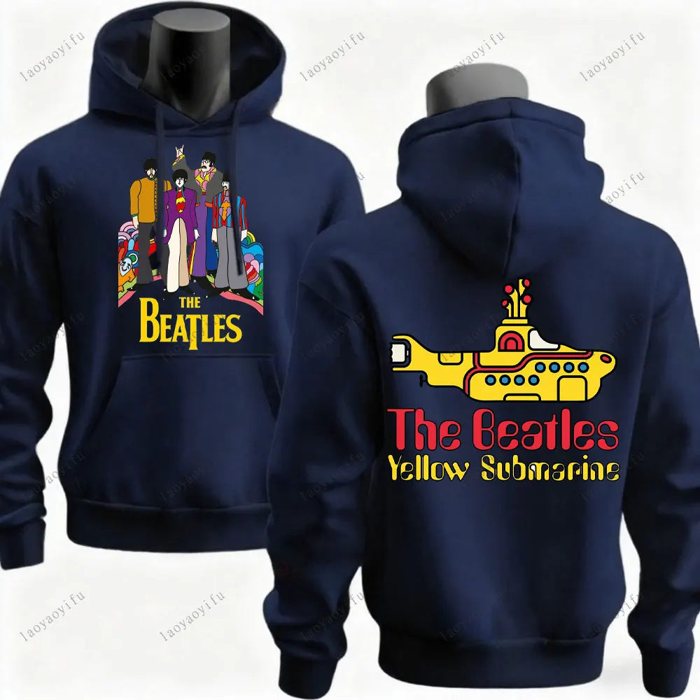The Beatles Hoodie Men Hoodie Street Fashion Drop Shoulder Hoody Streetwear Long Sleeve Sportswear Streetwear Aesthetic Clothes