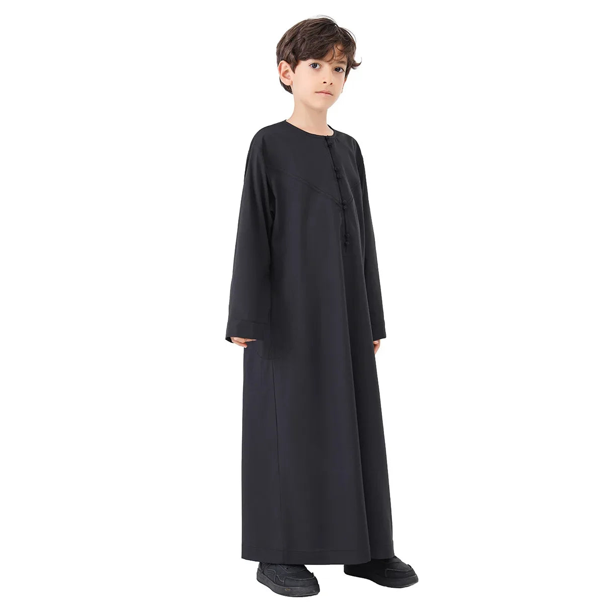 Eid Boys Muslim Clothing Saudi Arab Robe Kids Abaya Kaftan Prayer Islam Clothing Child Abaya Dress Ramadan Jubba Thobe Djellaba