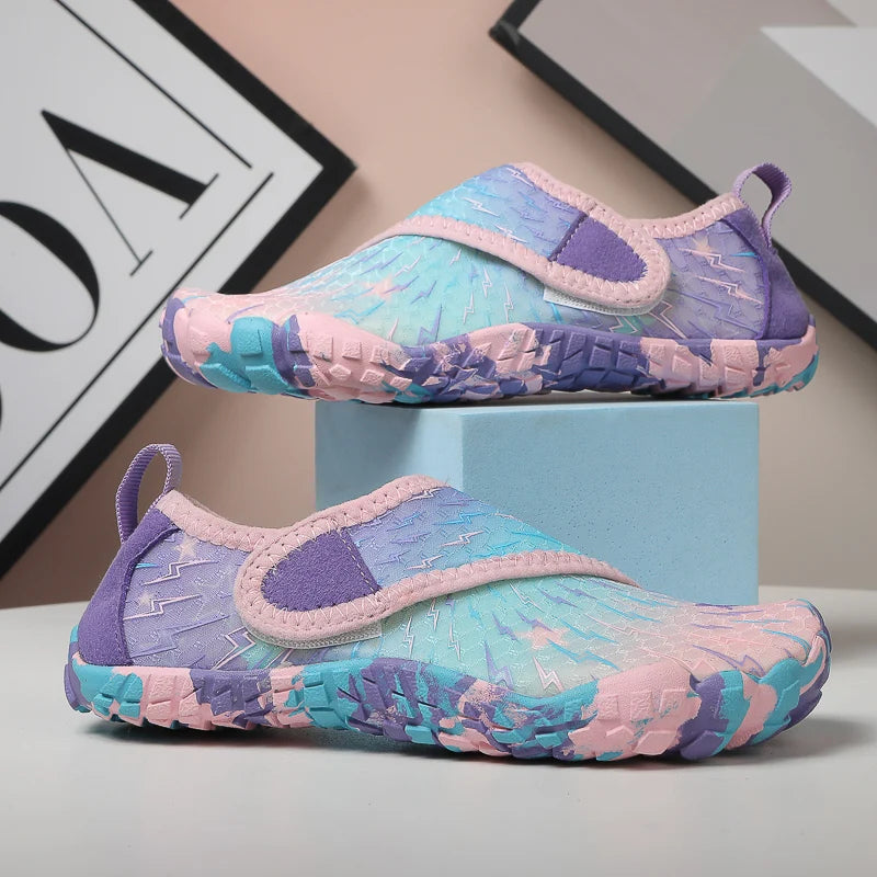 Kids Quick-Drying Shoes Anti Slip Wear-Resistant Cushioning Collision Prevention Soft Breathable Kids Quick-Drying Water Shoes