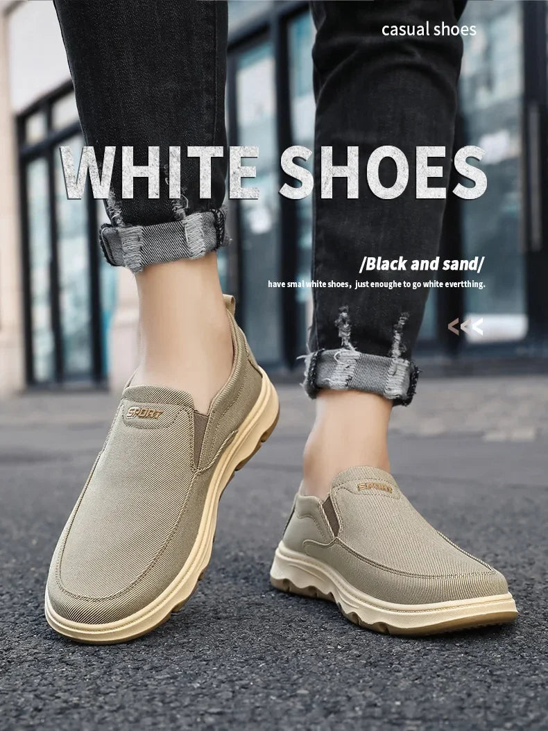 Shoes for men, 2025 autumn new single shoes, British style bean shoes, dad shoes, one foot casual shoes