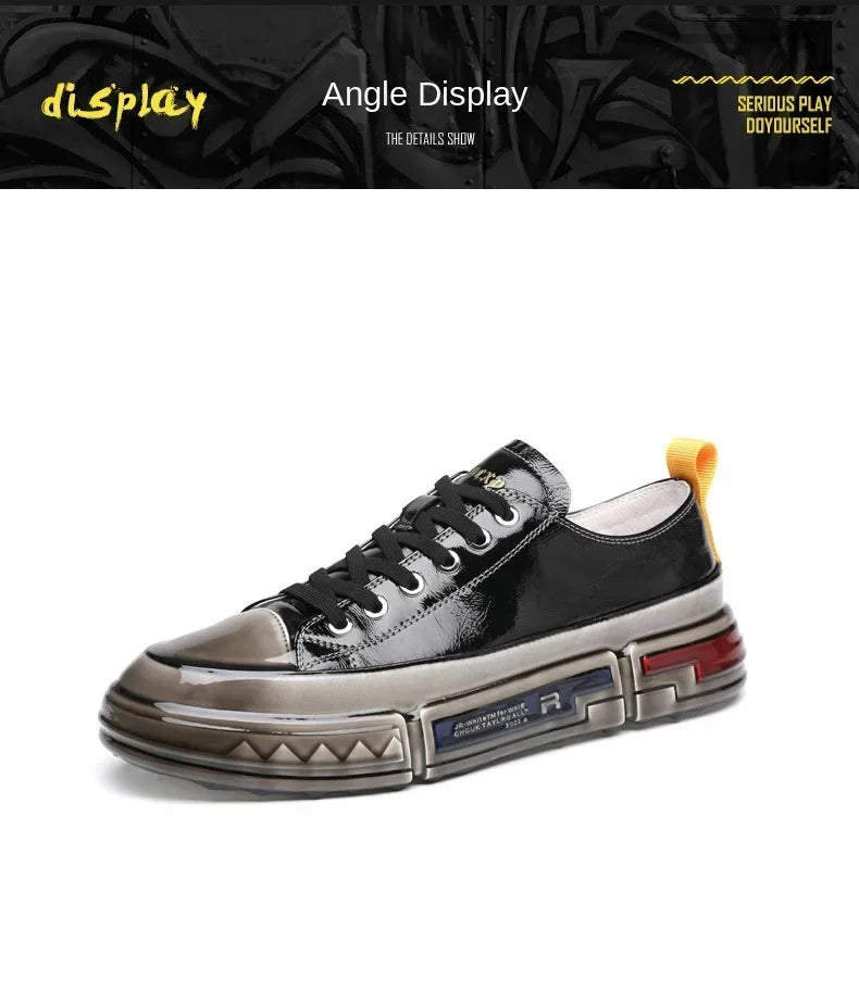 men sneakers Shoes for Men Man Male Genuine Leather Casual Shoes Man Fashion Comfortable Luxury Designer male Shoess