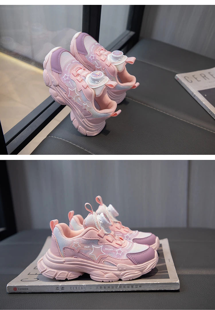 Kids Shoes For  Girls Fashion Children Casual Shoes Non-slip Sneakers